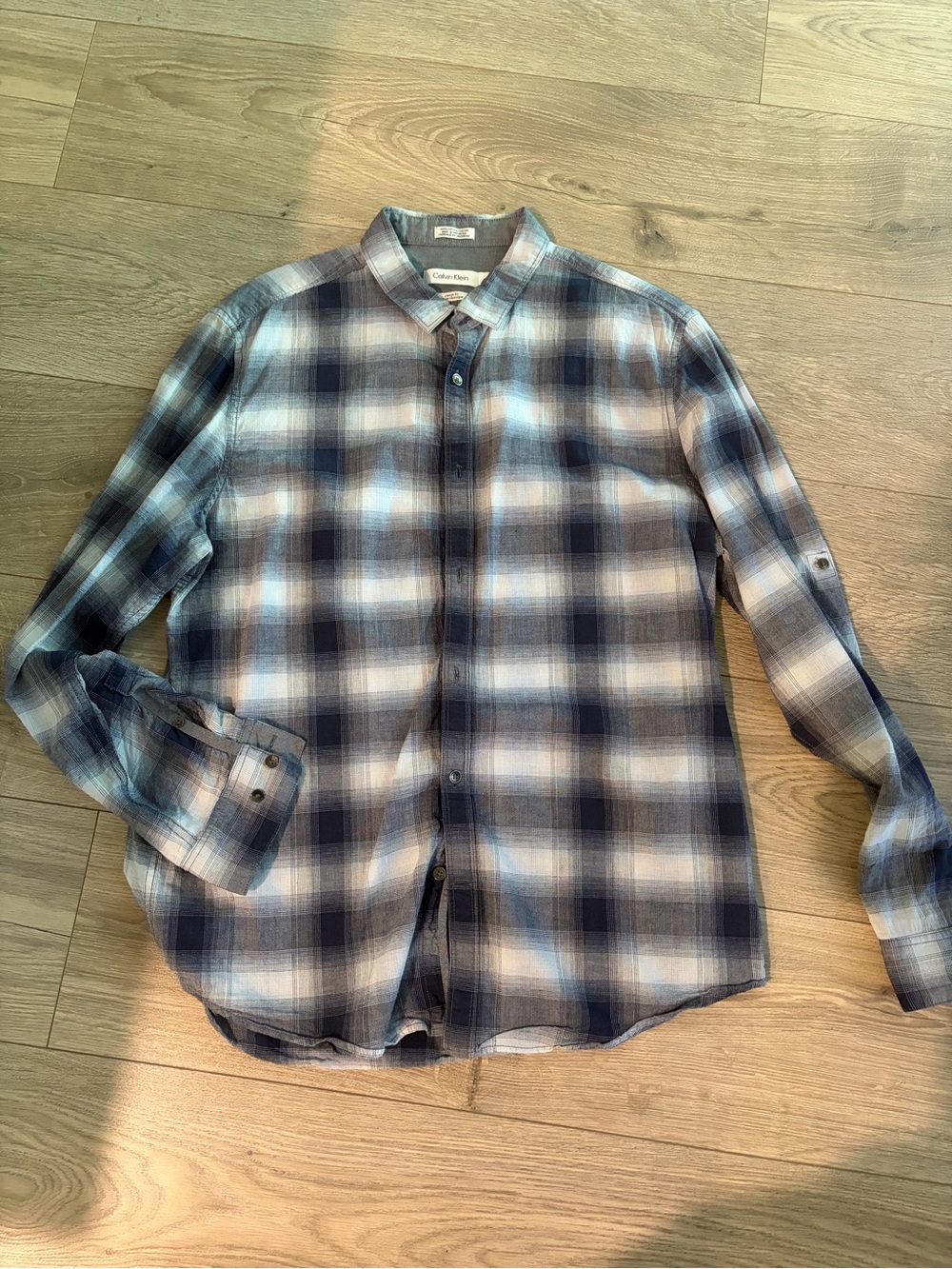Calvin Klein Classic Fit long sleeve button down shirt
